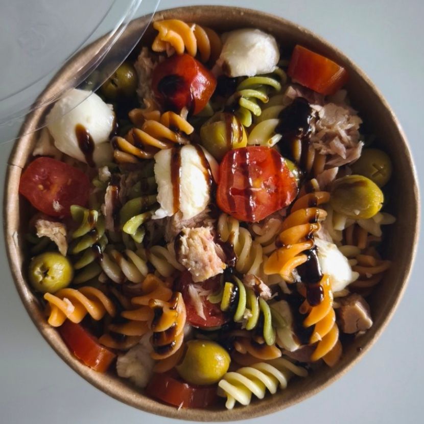 Ensalada de Pasta de Vegetales con Atún Ensalada de Pasta de Vegetales con Atún