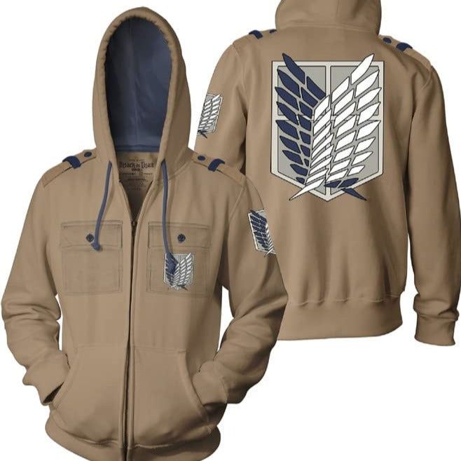 AOT Military Emblem Hoodie Style II