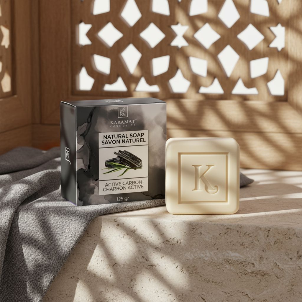 savon Naturel au charbon actif 125g
