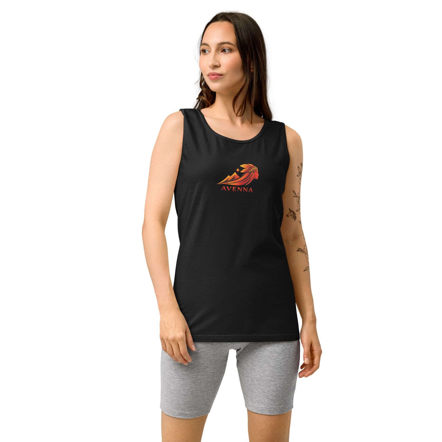 Unisex garment-dyed tank top