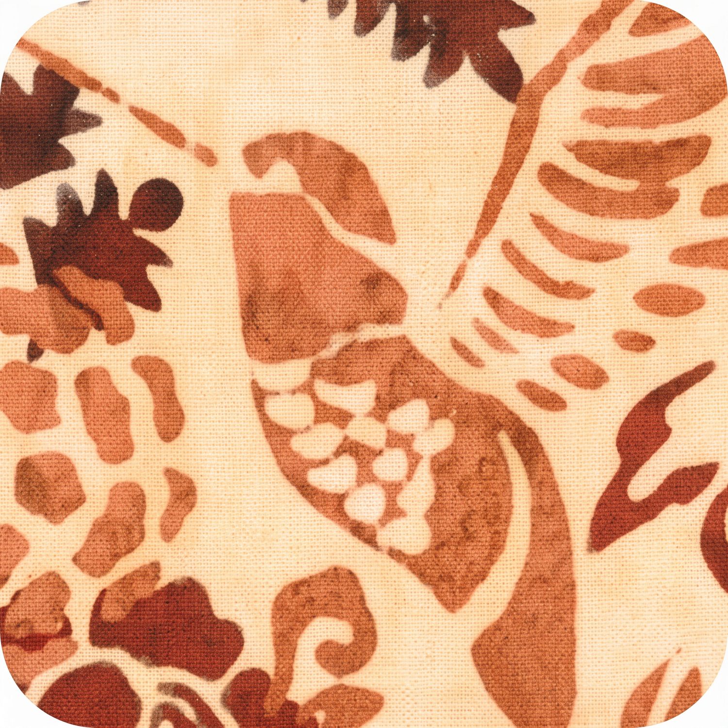 Artisan Batiks - Charming Hummingbirds - Peach