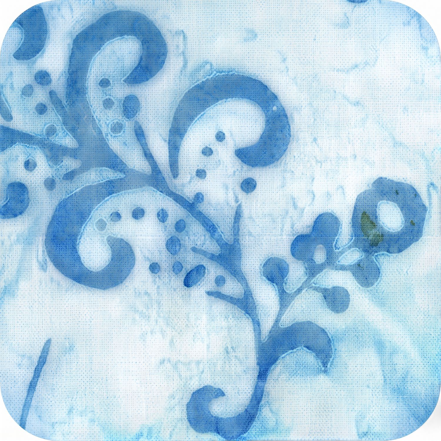 Artisan Batiks - Charming Hummingbirds - Light Blue