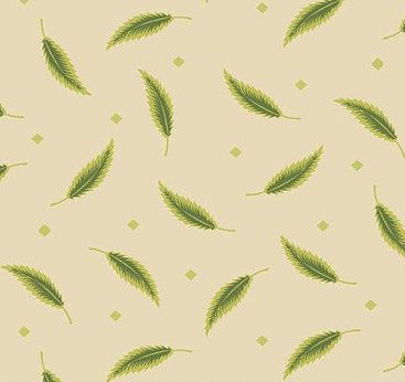 Green Leaves-Falling Leaves Cream