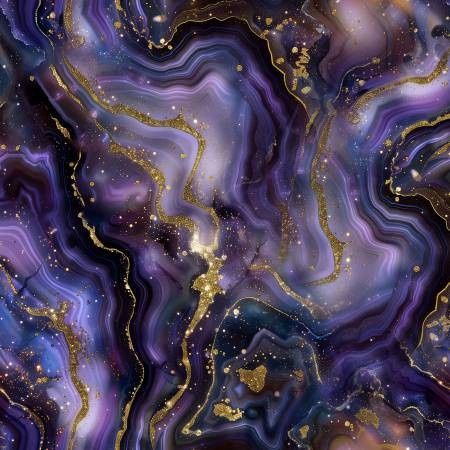Midnight Flora-Agate