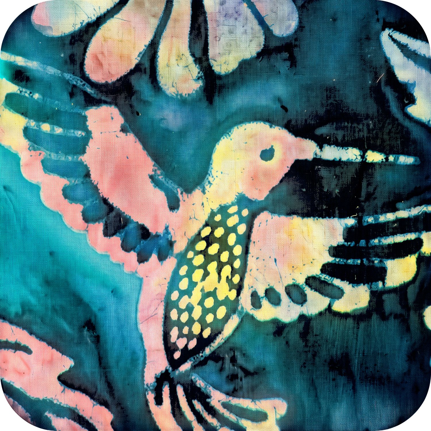 Artisan Batiks - Charming Hummingbirds - Evening