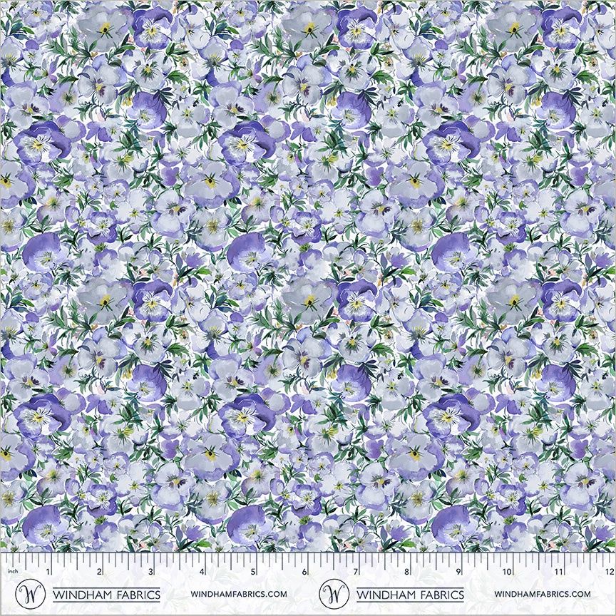 Violeta-Perfect Pansies - Periwinkle