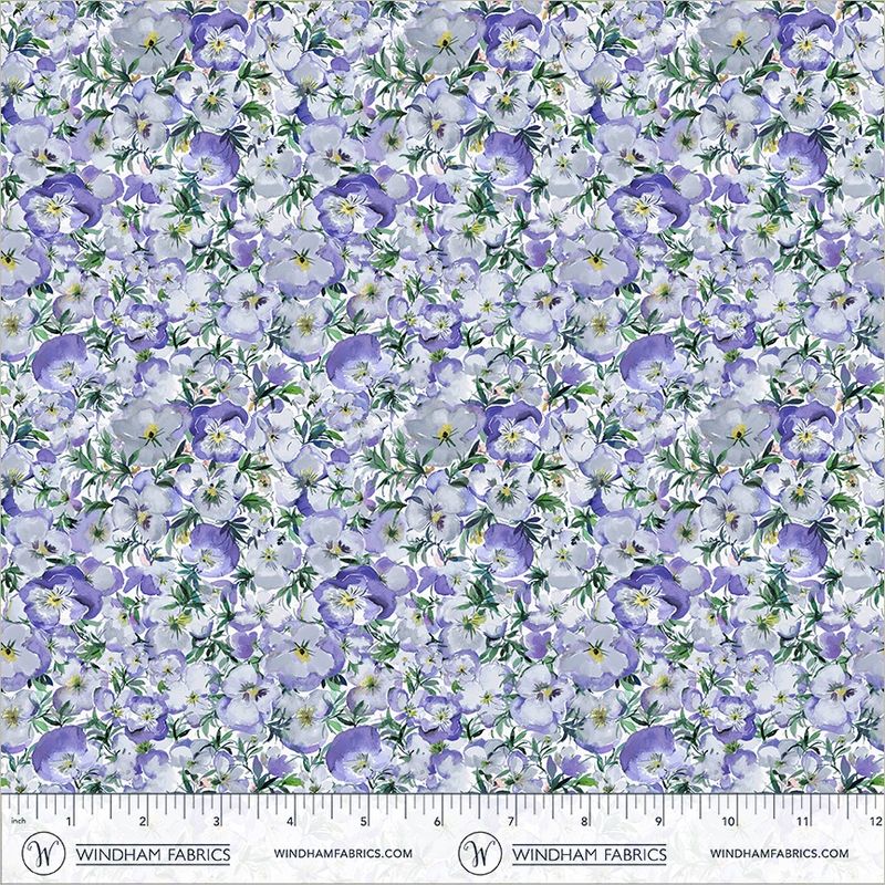 Violeta-Perfect Pansies - Periwinkle