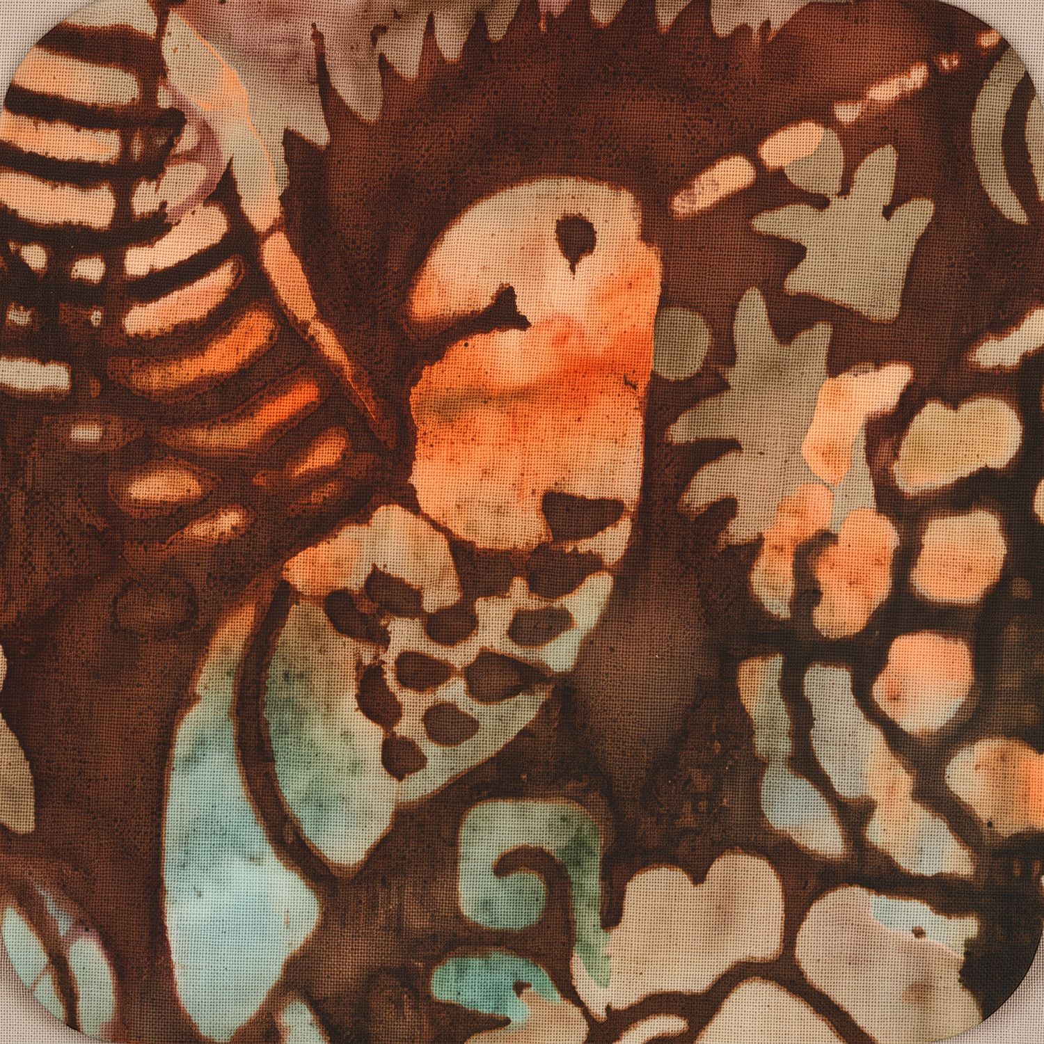 Artisan Batiks - Charming Hummingbirds - Chestnut