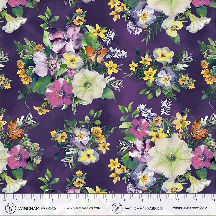 Violeta-Pansy Bouquets - Violet