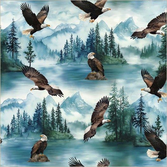 Wildlife - Mountain Mist Regal Eagle