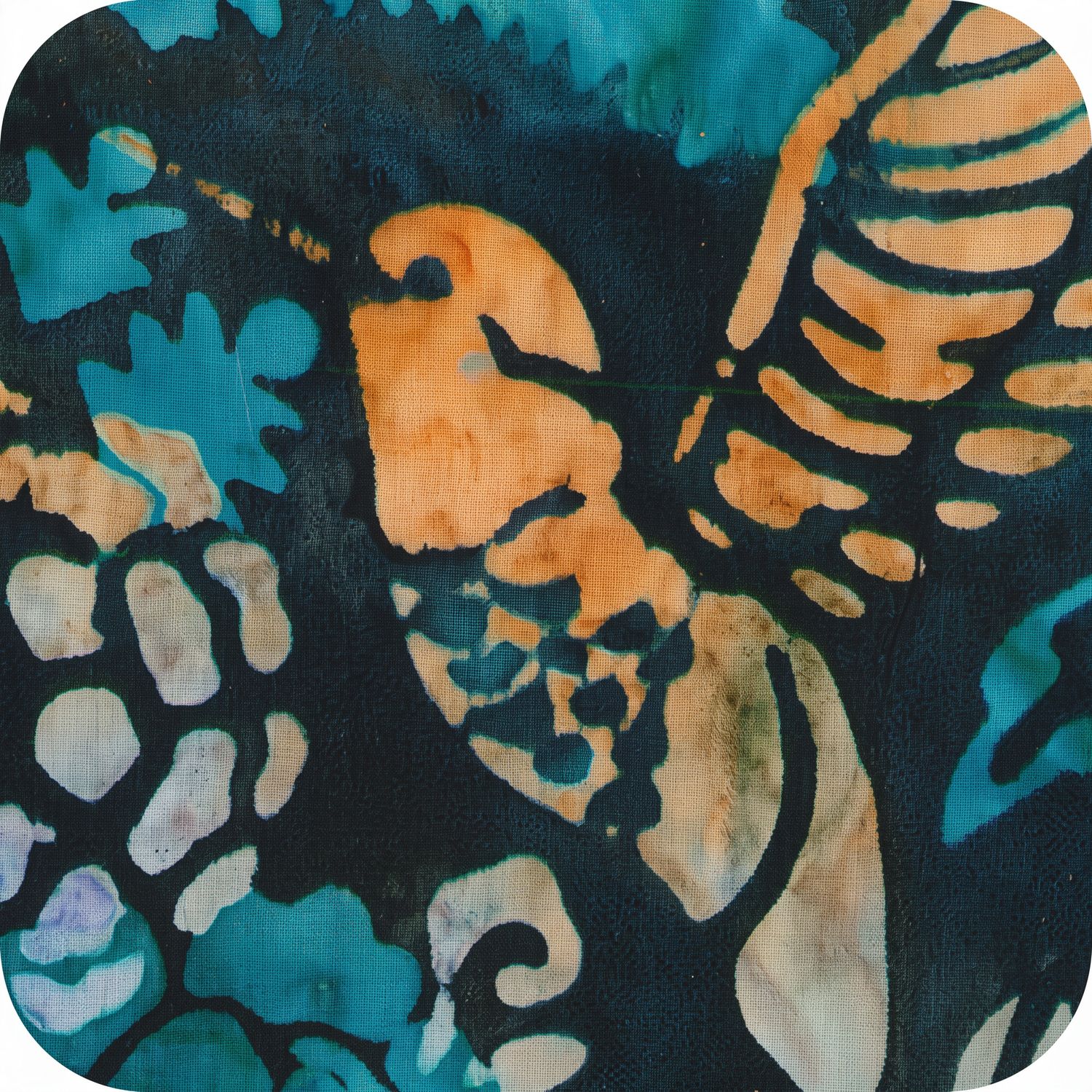 Artisan Batiks - Charming Hummingbirds - Blueberry