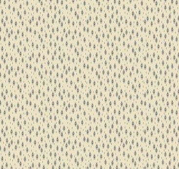 Green Leaves-Micro Ikat Cream