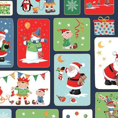 Santa's Christmas - Santa Blocks Multi
