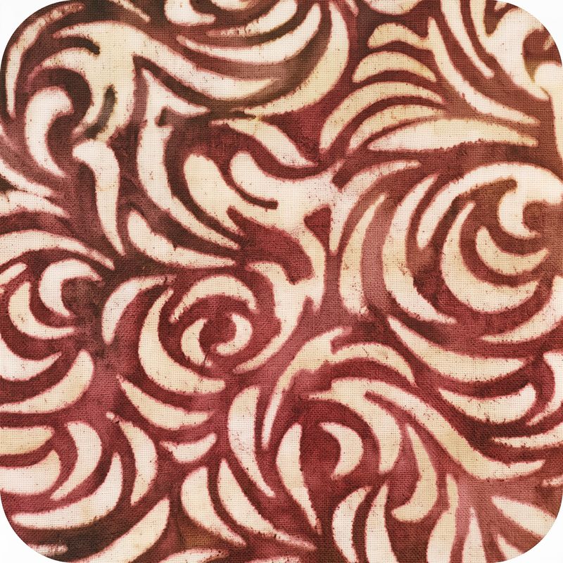 Artisan Batiks - Charming Hummingbirds - Coffee