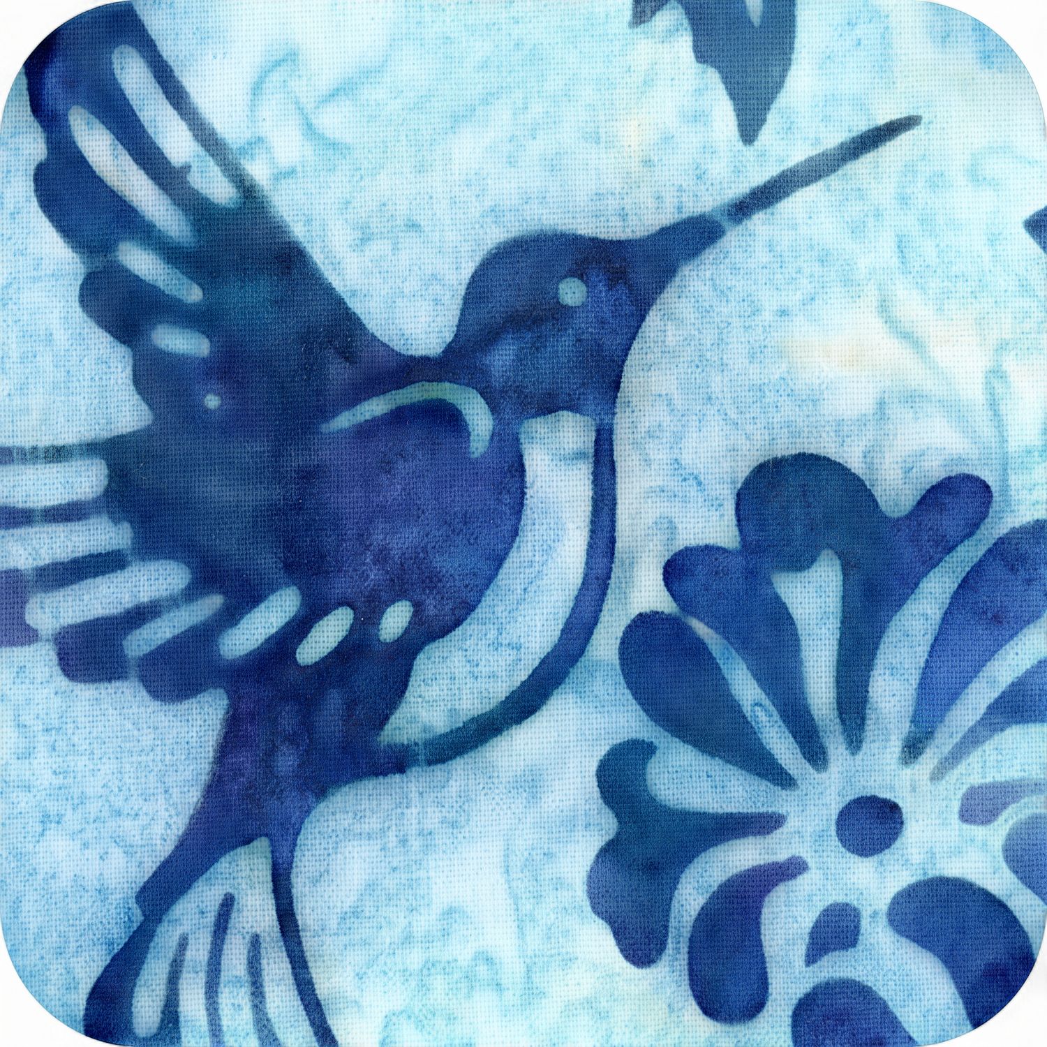 Artisan Batiks - Charming Hummingbirds - Sky