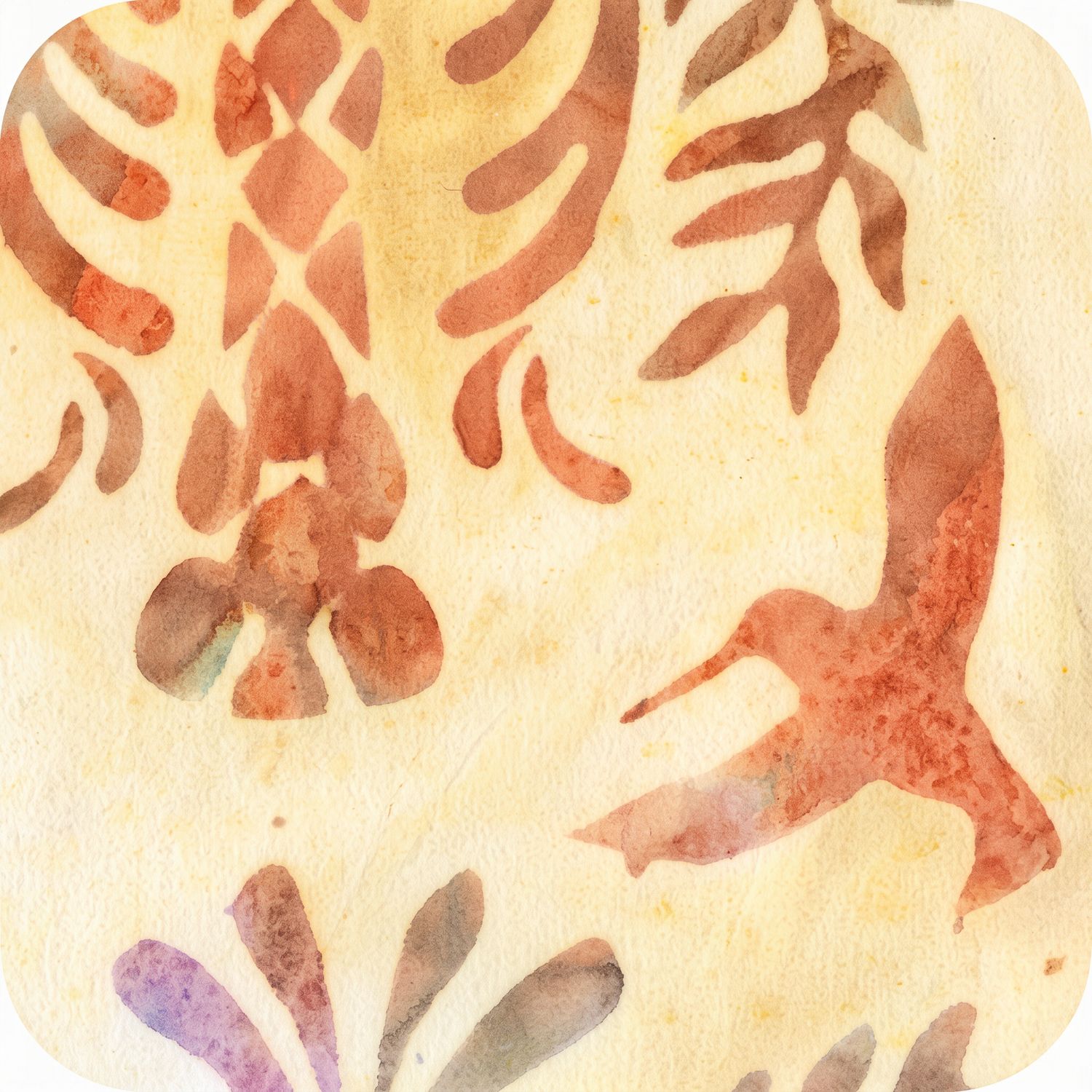 Artisan Batiks - Charming Hummingbirds - Sorbet