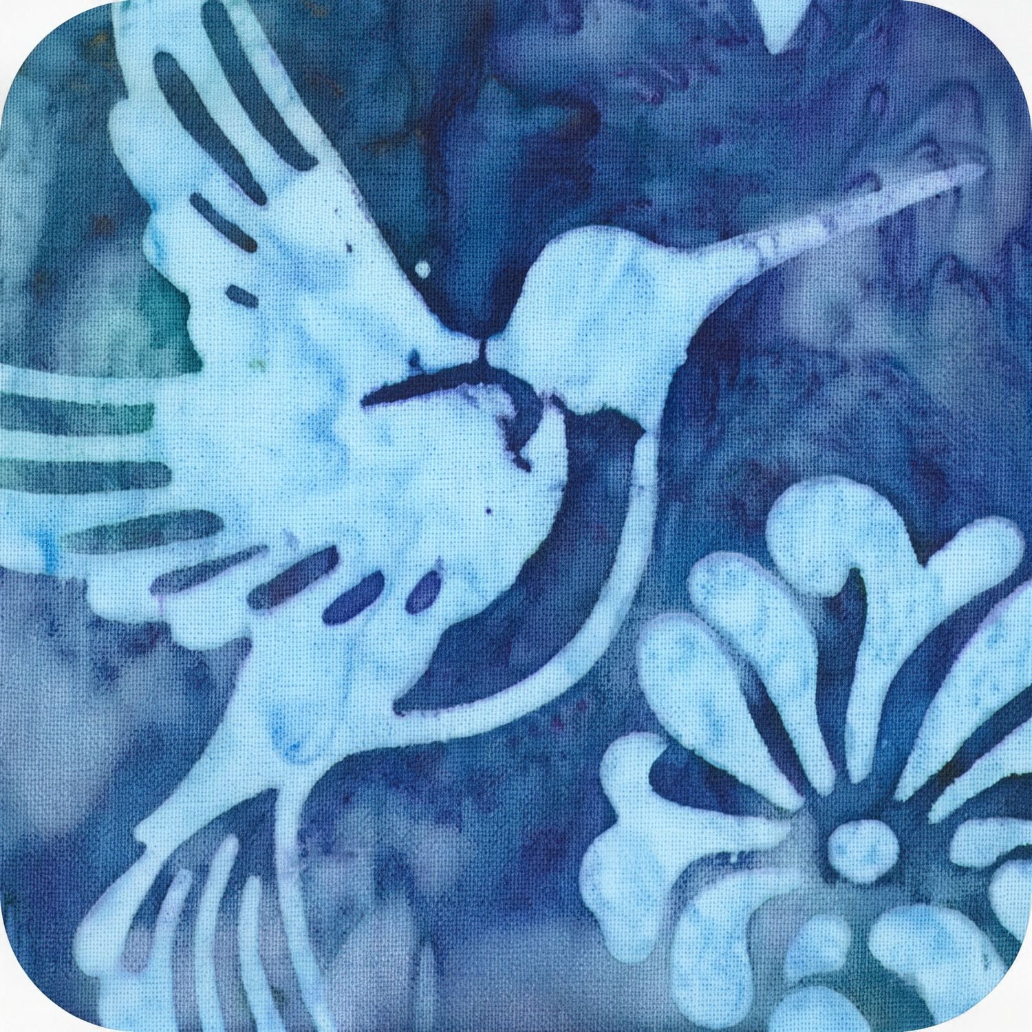 Artisan Batiks - Charming Hummingbirds - Water