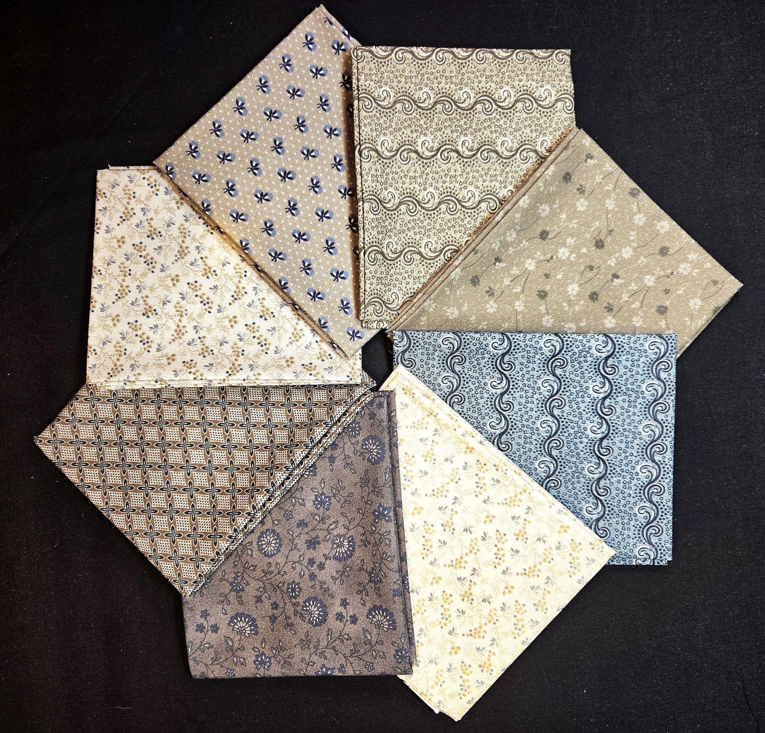 2yd Fat Quarter Bundle - Stone Cottage