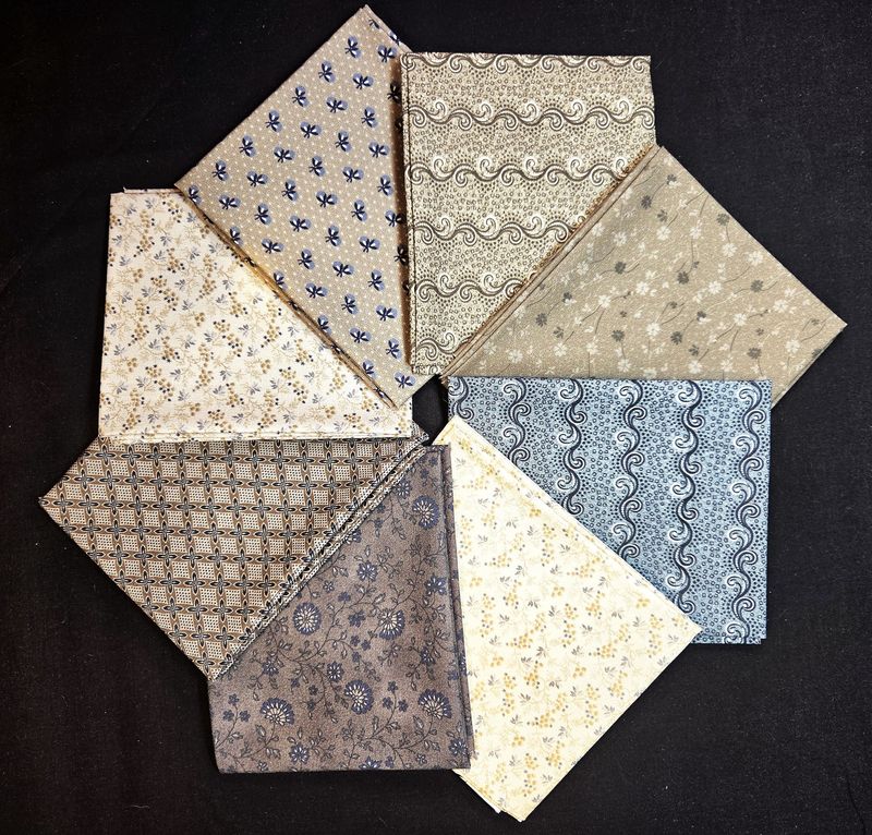 2yd Fat Quarter Bundle - Stone Cottage