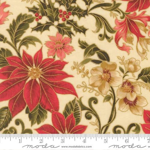 Merry Manor Metallic - Cream