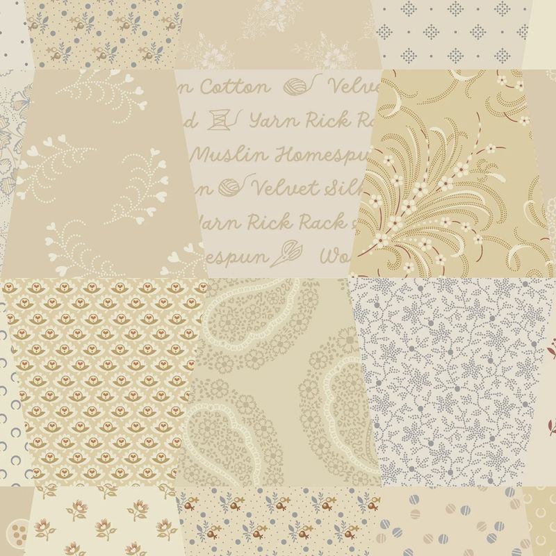Stash Happy - Cream Tumbler Patchwork