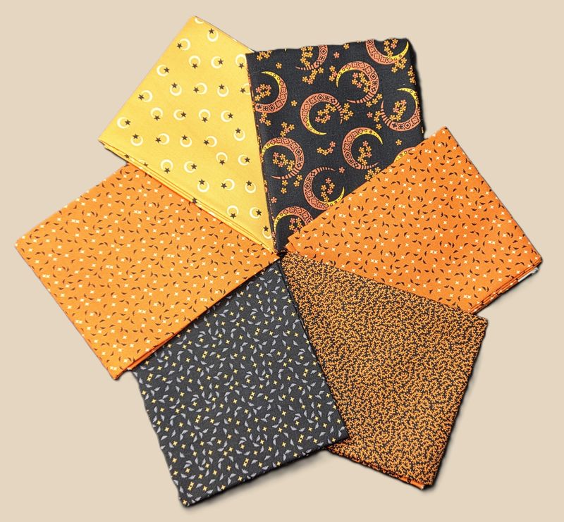 1.5yd Fat Quarter Bundle - Midnight Moon