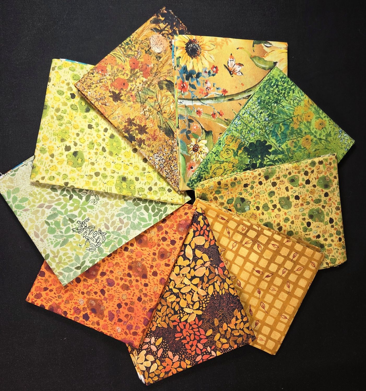 2.25yd Fat Quarter Bundle - Sunlit Gardens