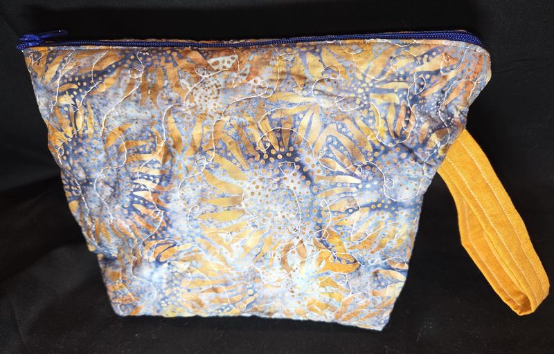 Sunflowers Zippered Project Bag Kit