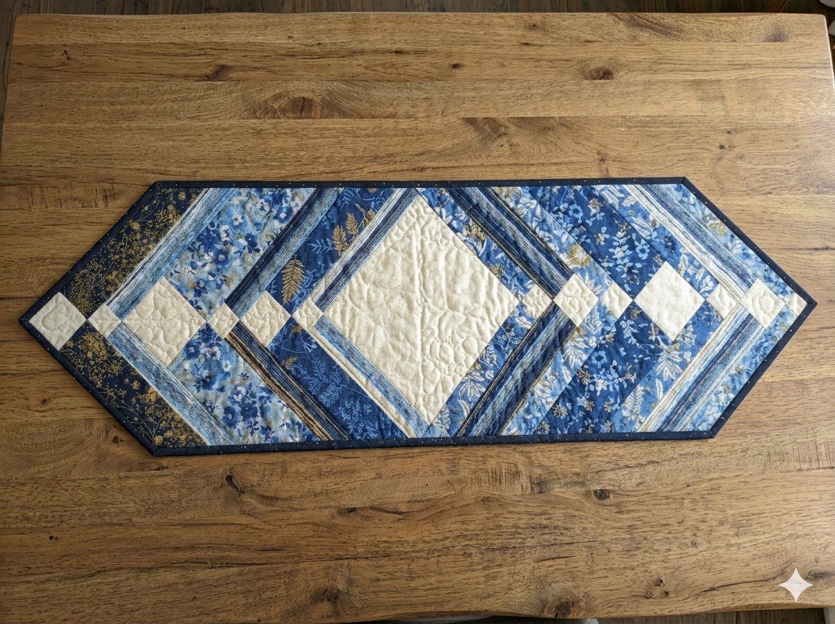 Cobalt Bliss Table Runner Kit