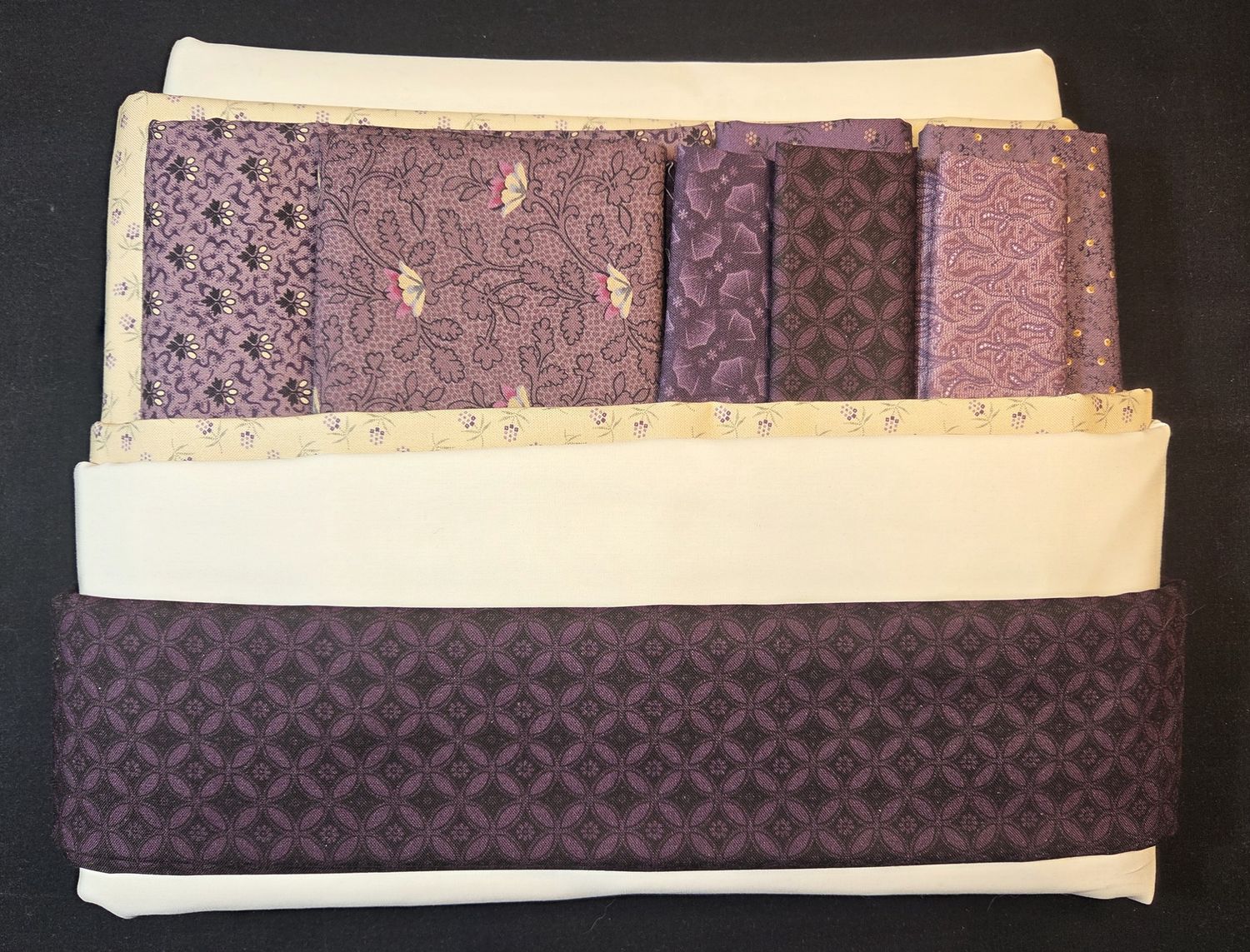Franklin House Quilt Kit, Colour: Plumberry Farm - 82" x 82"