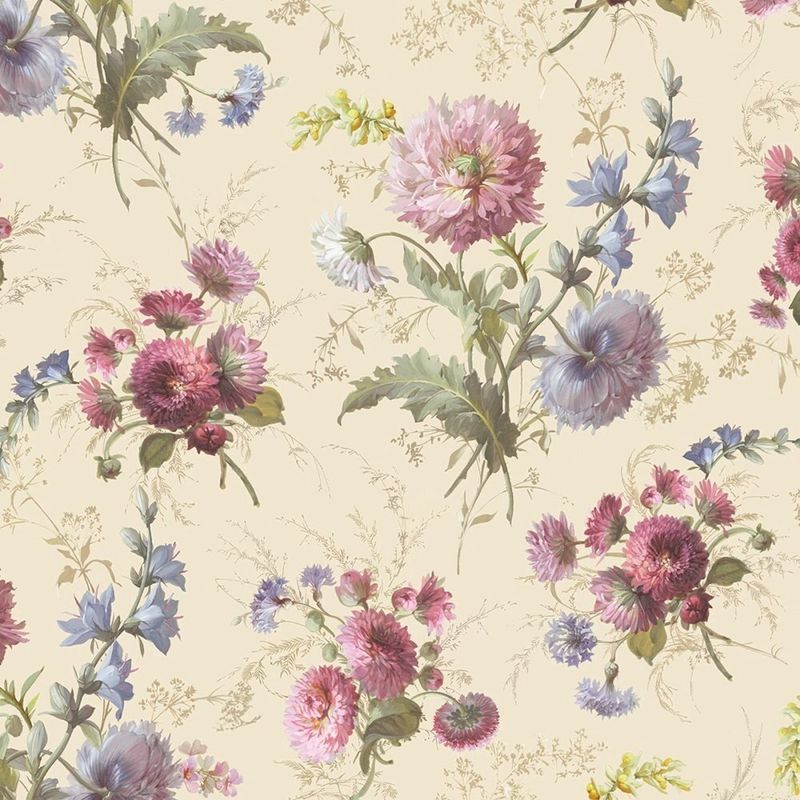 Wild Flowers-Cream Wild Garden