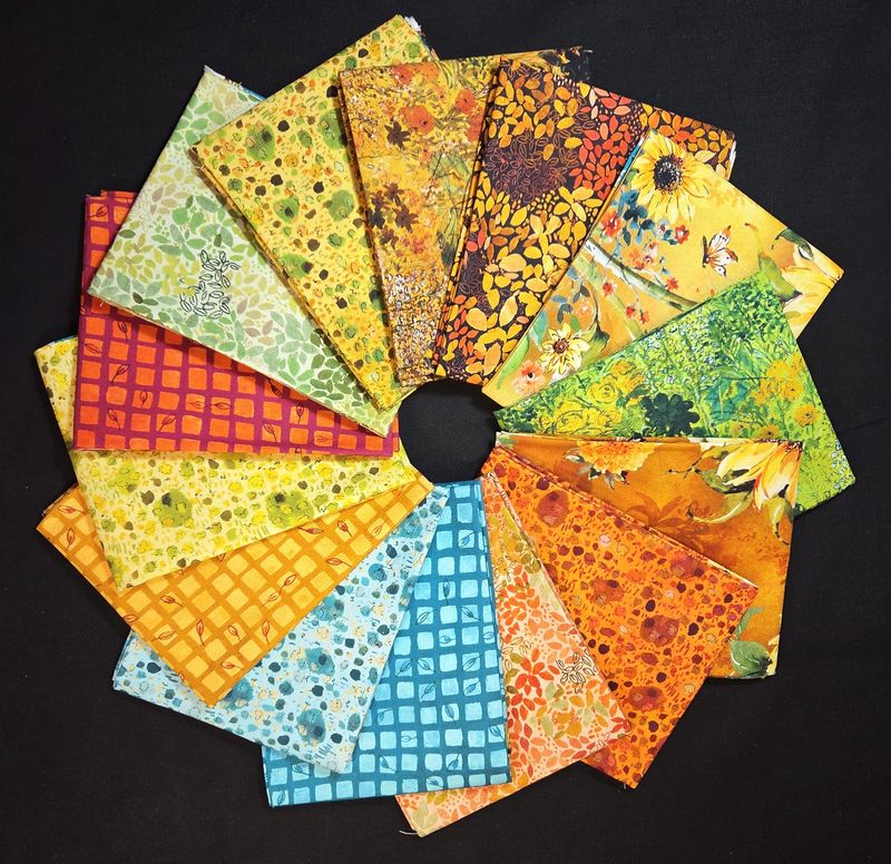 3.5yd Fat Quarter Bundle - Sunlit Gardens