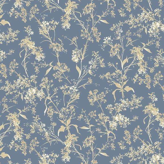 Wild Flowers-Blue Branches