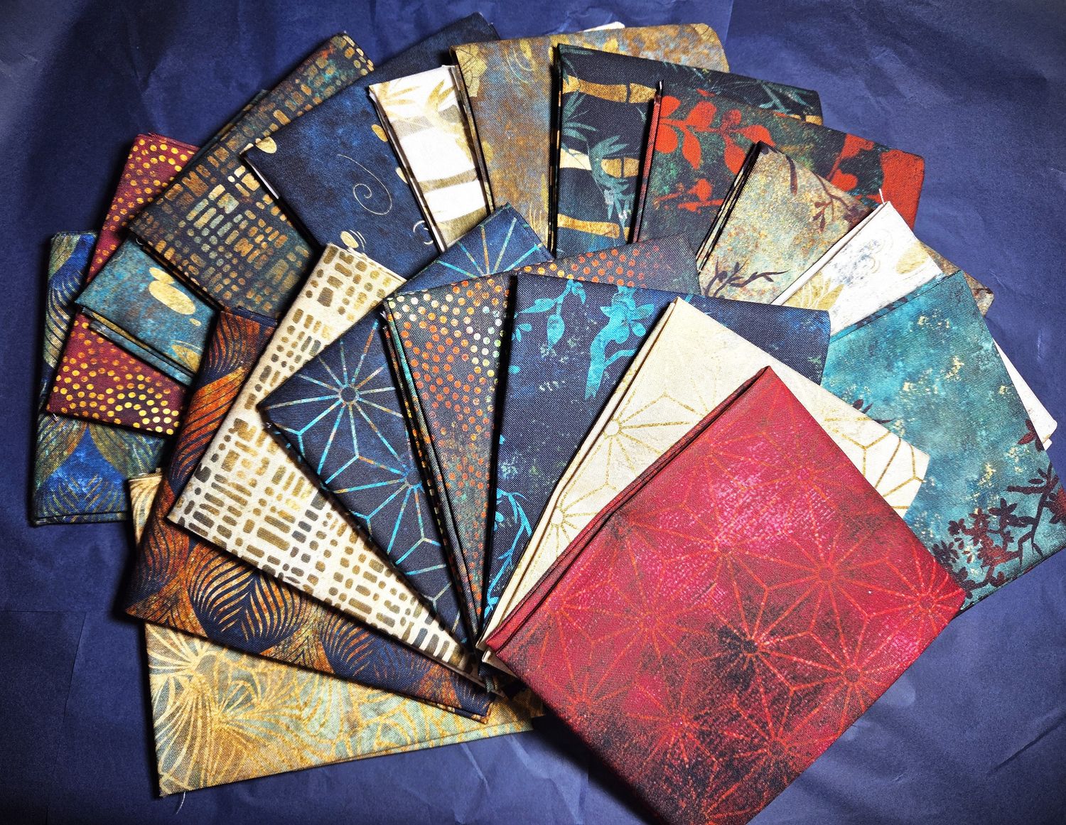 5yd Fat Quarter Bundle - Tranquil Patina