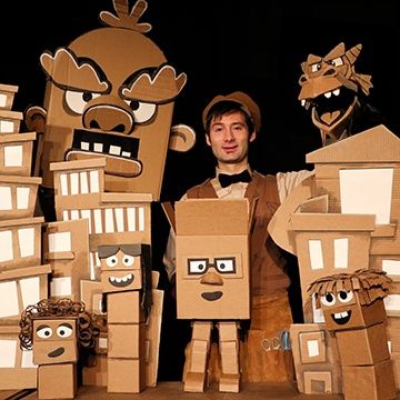 CARDBOARD EXPLOSION! by Paper Heart Puppets