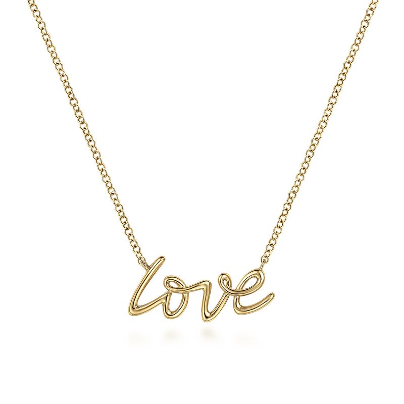14KY LOVE Necklace