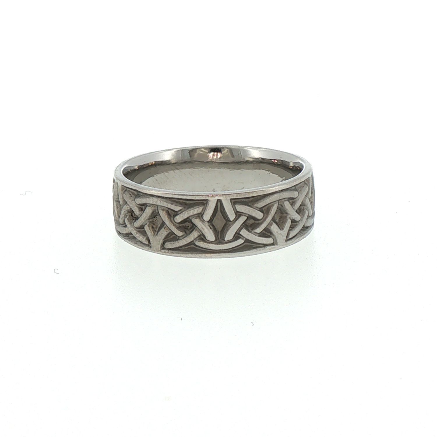STST 8.5mm Celtic Arches Band