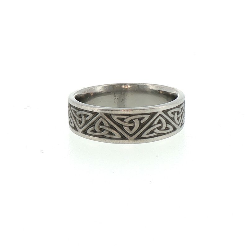 STST 7.25mm Trinity Knot Band