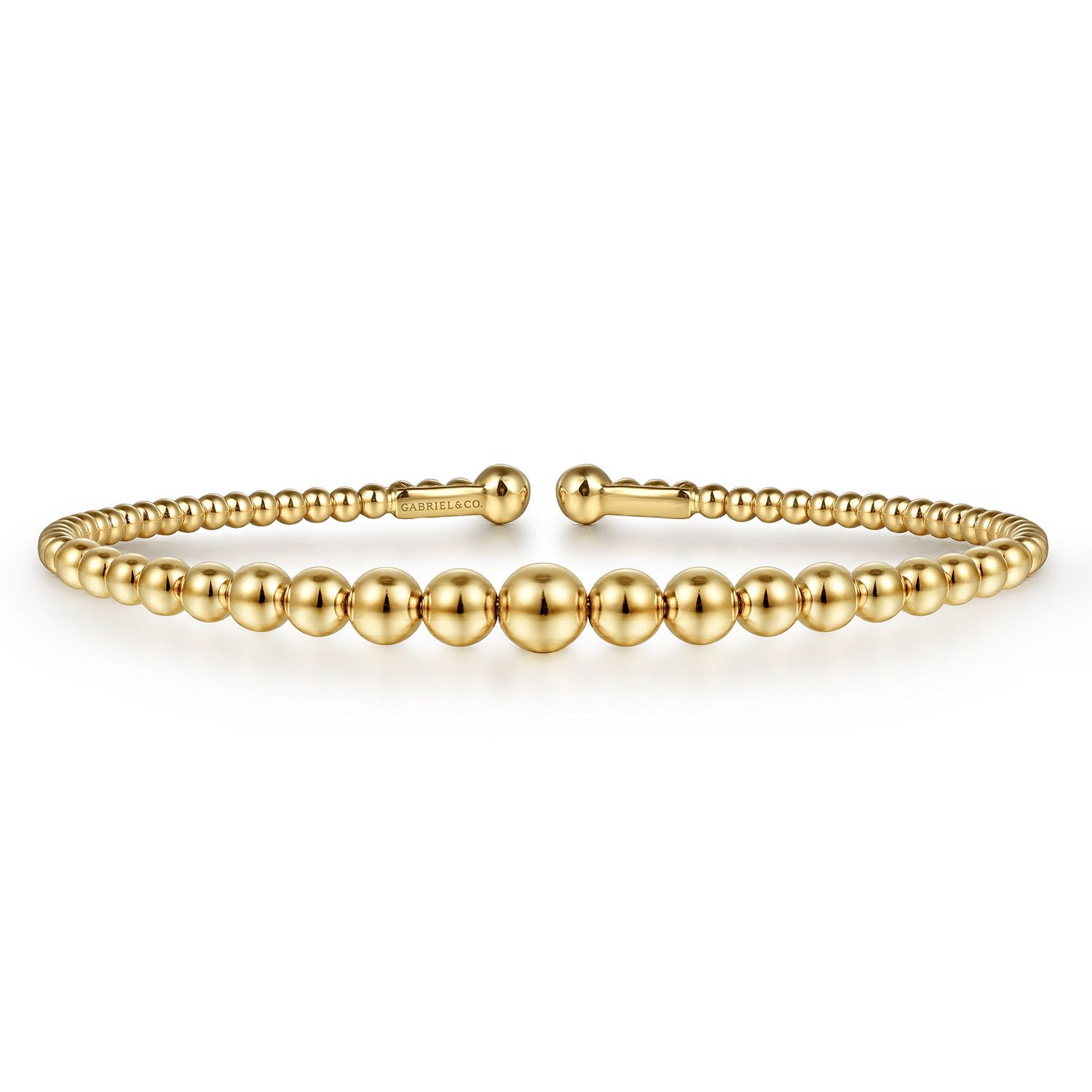 Graduated Bead Bujukan Cuff Bracelet