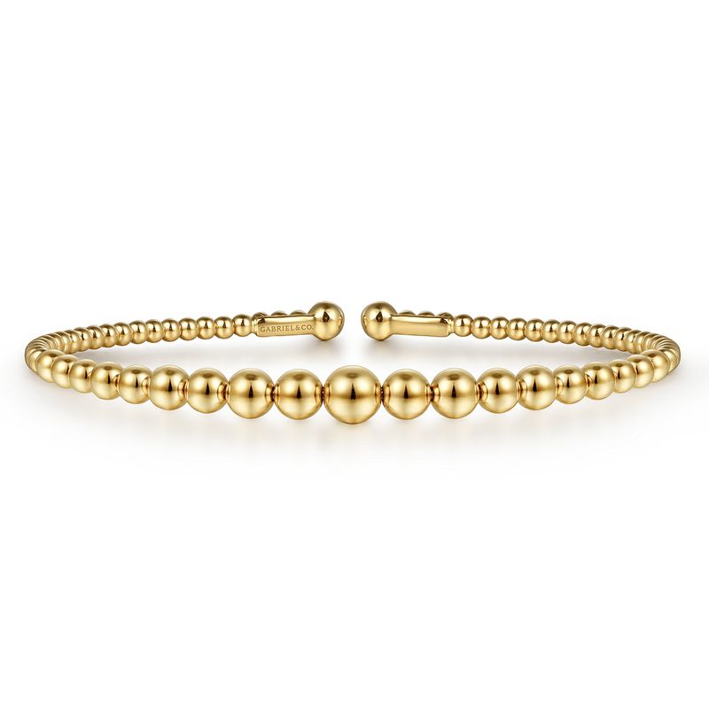 Graduated Bead Bujukan Cuff Bracelet