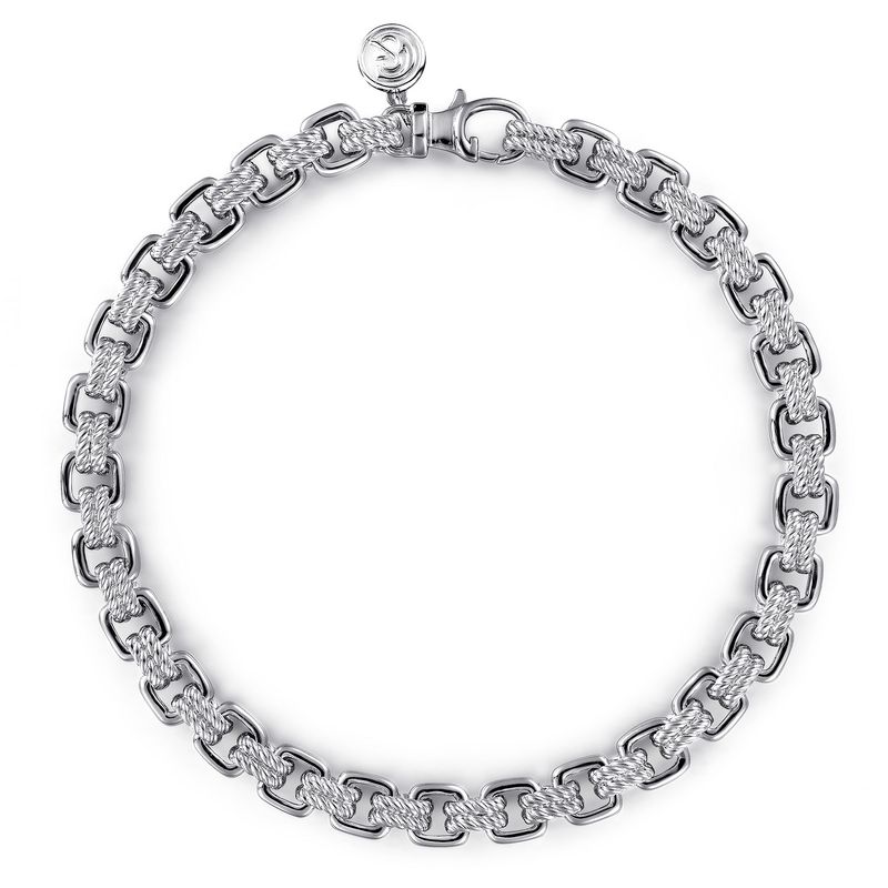 SS 8" Rope Chain Bracelet