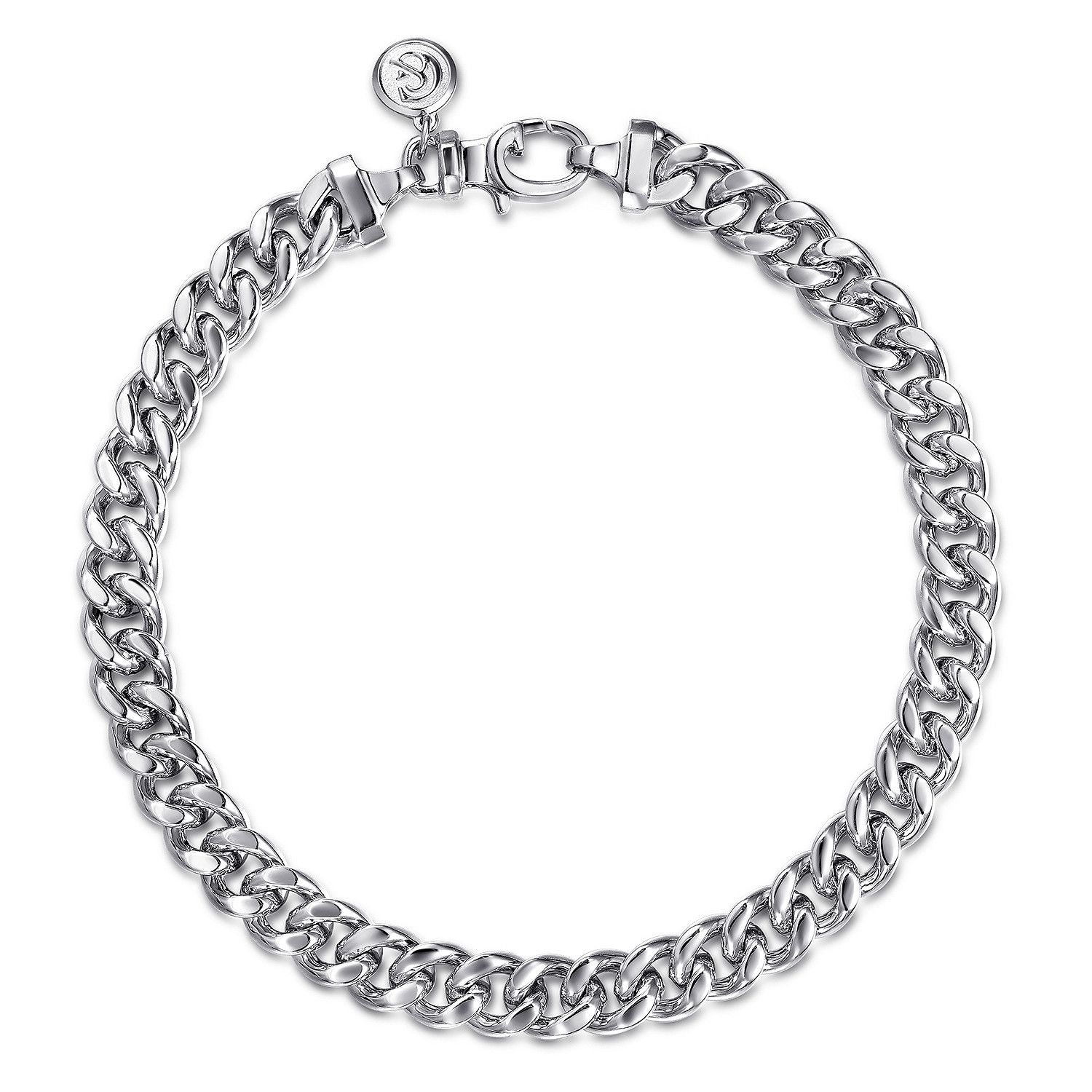 SS 6mm Cuban Chain Bracelet Solid