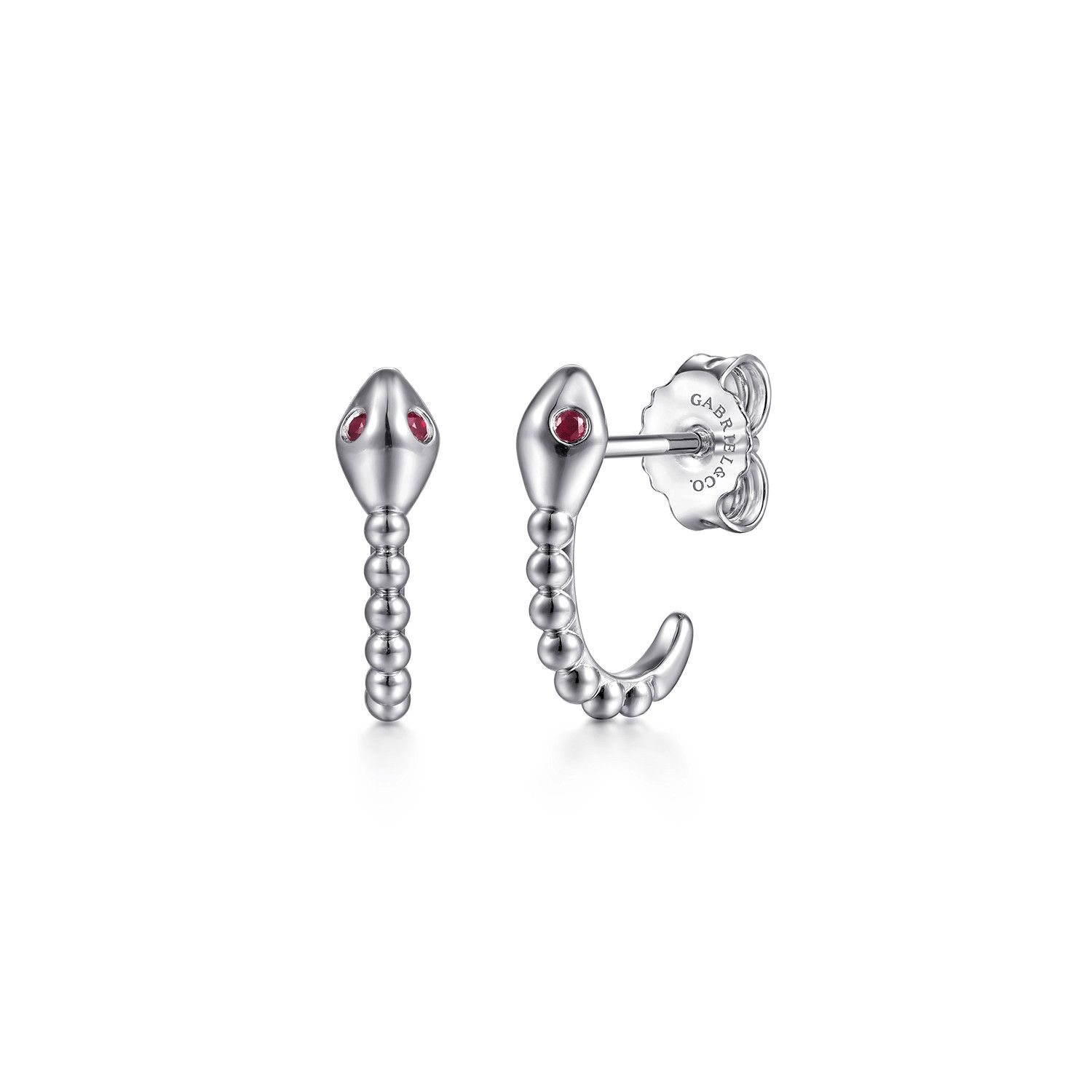 Snake Ruby Bujukan Stud Earrings