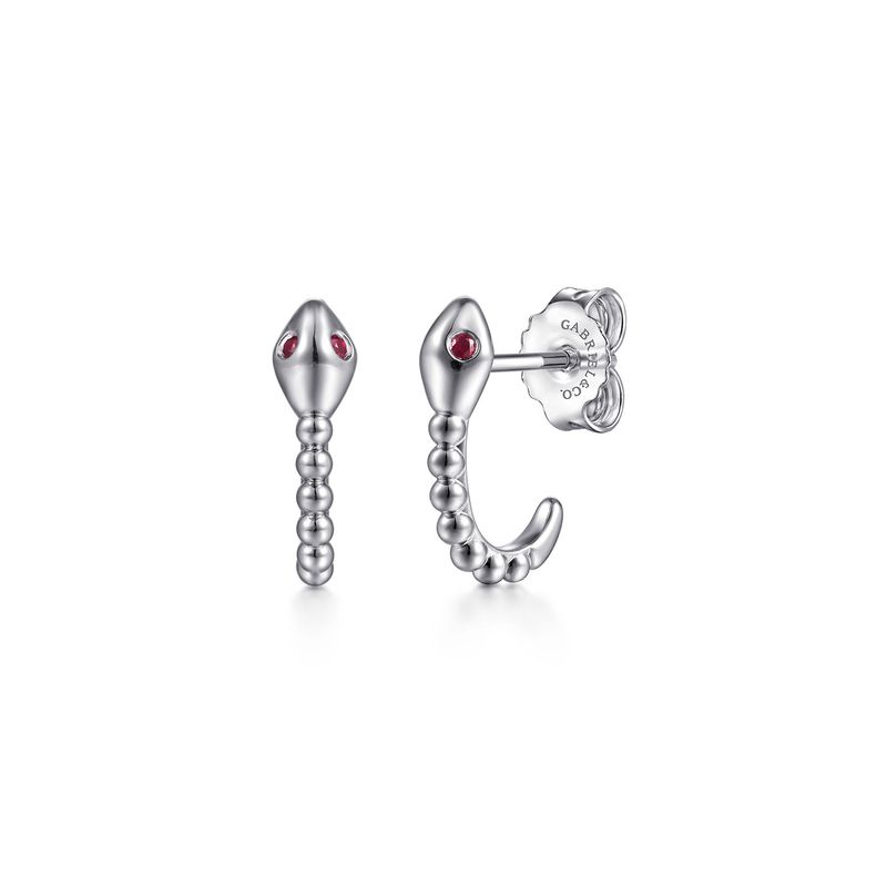 Snake Ruby Bujukan Stud Earrings