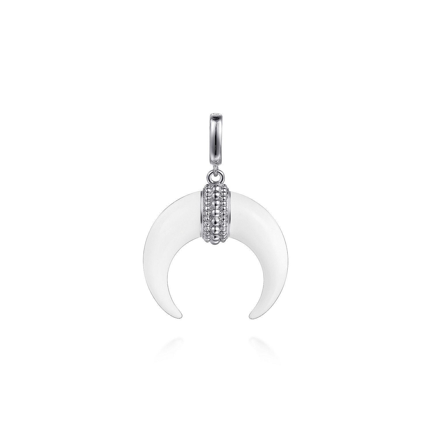 Horn Shape Detachable Bail Pendant/SS