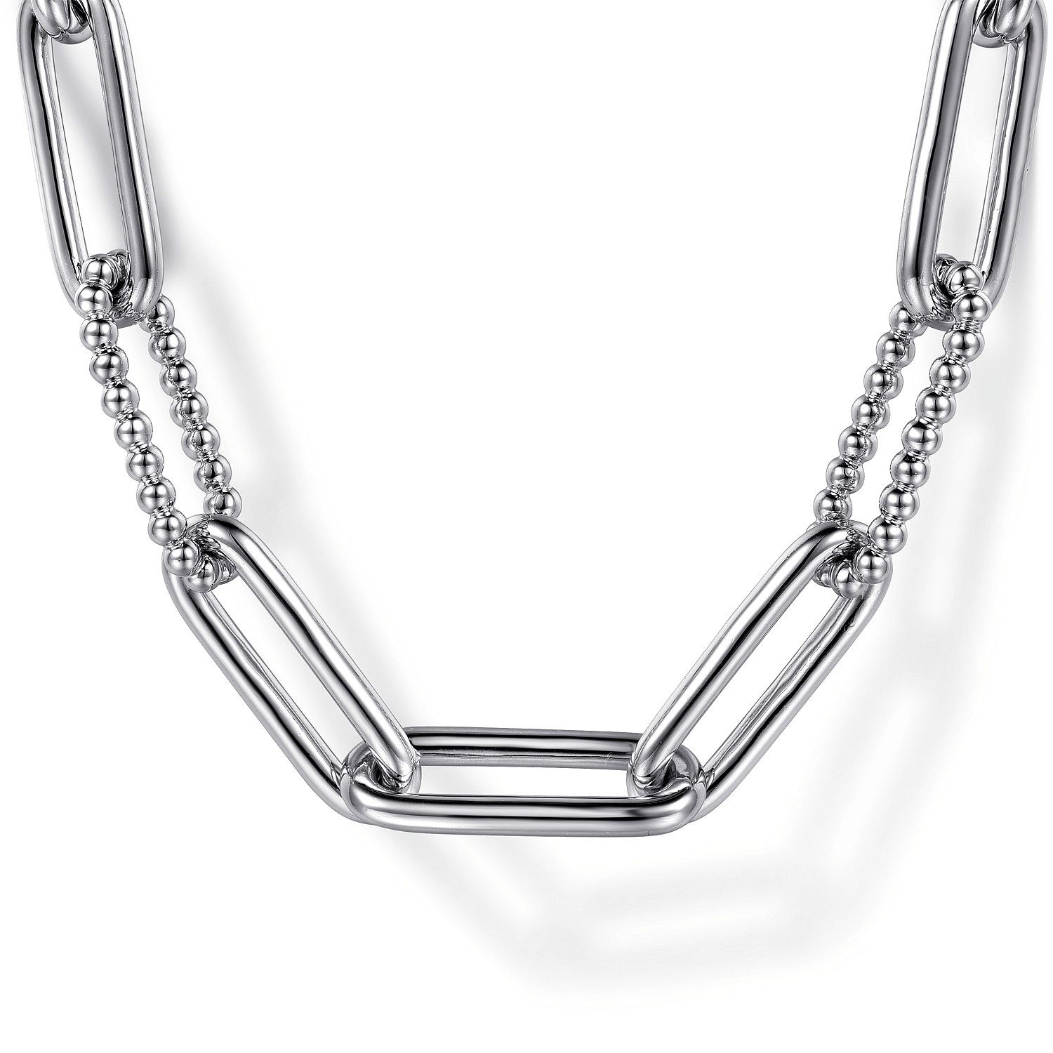 SS 16" Bujukan Paperclip Necklace
