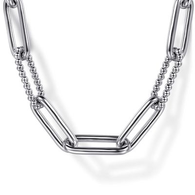 SS 16" Bujukan Paperclip Necklace