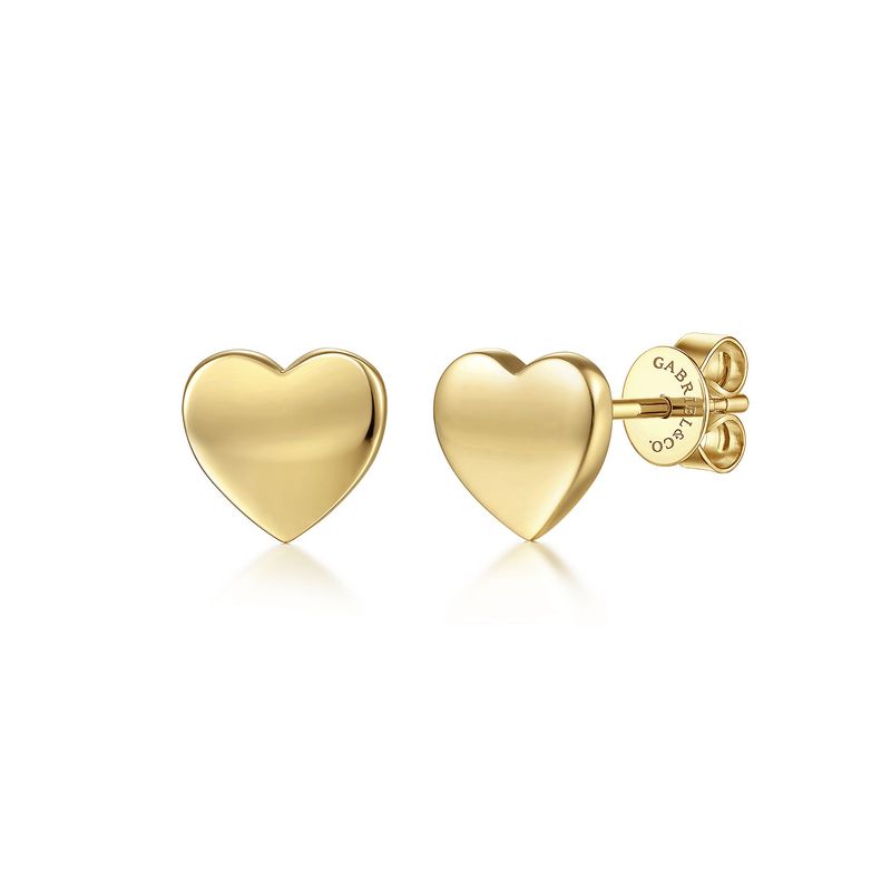 Heart Stud Earrings