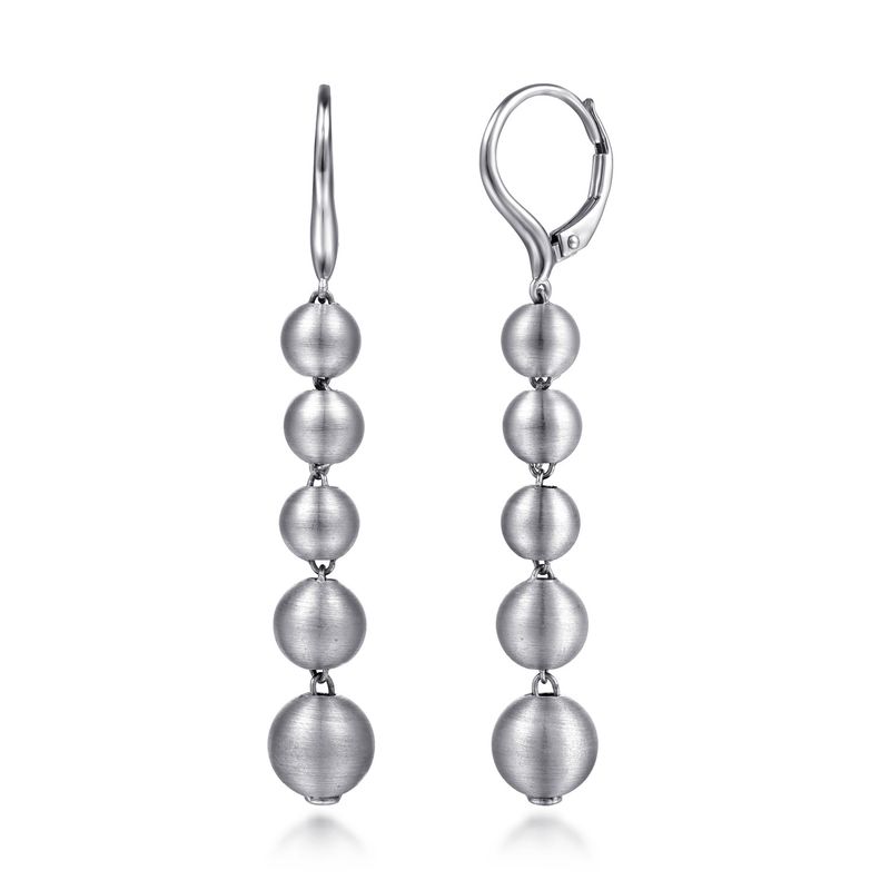 Brush Bujukan Beads Drop Dangle Earrings