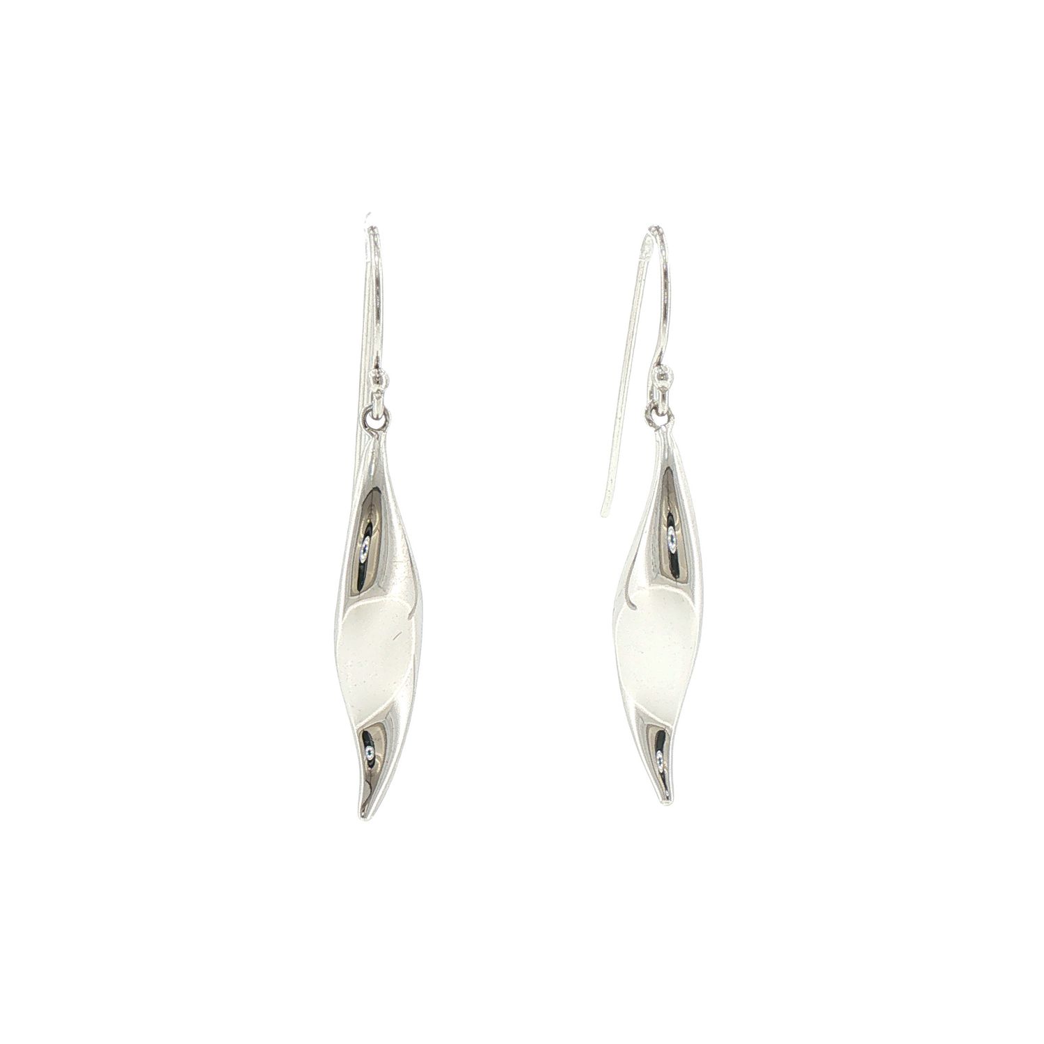 SS Wavy Dangle Earrings